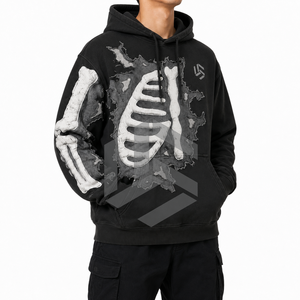 Sudadera con Capucha Personalizada para Hombre, Corte Regular, Felpa Premium Gruesa, Ecológica, para Invierno, Estilo Urbano, OEM - Product Image 2