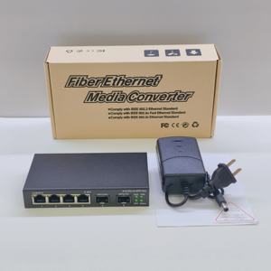 Commutateur réseau fibre optique 4 ports 2.5G RJ45 d'usine OEM, convertisseur de média fibre optique 10G SFP+ - Product Image 2