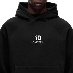 เสื้อฮู้ดผู้ชายทรงโอเวอร์ไซส์ แขนยาว ผ้าคอตตอนผสมเนื้อนุ่ม ทรงหลวม สวมใส่สบาย เหมาะสำหรับทุกวัน ชุดลำลองสำหรับฤดูหนาว - Product Image 3
