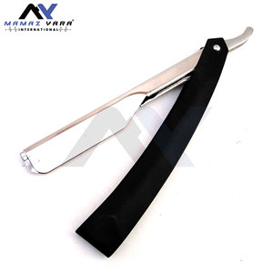 Rasoir de barbier à double tranchant, support de lame, rasoir professionnel, rasage classique, rasage humide traditionnel, rasage propre et soigné - Product Image 4