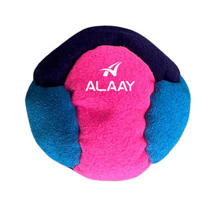 Custom Logo <b>Hacky</b> <b>Sack</b> Footbags PU Synthetic Suede Toy Balls with Multiple Panels - Product Image 1