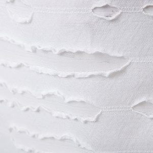 Hoodie unisexe surdimensionné blanc uni, imprimé personnalisé, effet vieilli, en molleton respirant French Terry - Product Image 5
