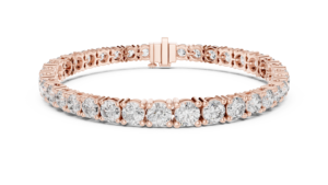 10K <b>Gold</b> Diamond Bracelet Round Cut Multi Size 35 Stones Luxury Sparkle Elegant Wedding Party Fine Jewelry Gift - Product Image 5