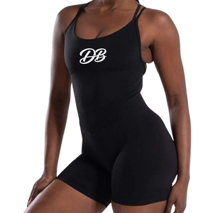 BodySpartan Combinaison moulante sans coutures pour femme, sans manches, effet gainant, contrôle du ventre, tenue de sport - Product Image 6