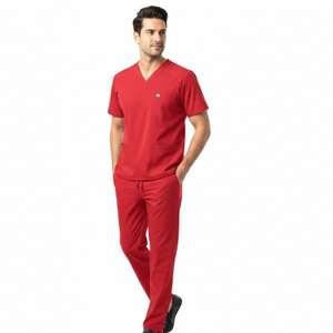 Ensemble de blouses médicales en coton pour hommes, uniforme médical d'hôpital, fournisseur de vêtements, uniformes respirants pour hommes, vente en gros personnalisée - Product Image 3