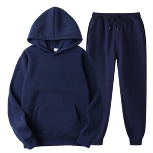 Conjunto de Sudadera con Capucha y Pantalones Deportivos de Forro Polar Personalizados para Hombre, Ropa Deportiva Informal de Dos Piezas, Traje Deportivo de Tela Suave con Logotipo Personalizado - Product Image 2