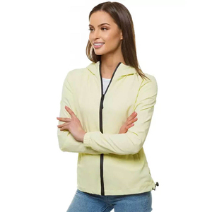 <b>Women</b> Softshell Outdoor Coat Windproof Breathable Water Repellent Stretch <b>Jacket</b> with Hood Zip Pockets <b>Lightweight</b> Walking - Product Image 5