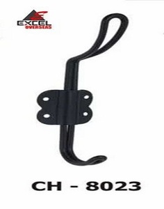 Gancho para sombreros y abrigos MALLEABLE con diseño de mango, para instalaciones estándar en puertas, precio al por mayor - Product Image 1