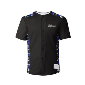 Lightweight Mesh Panel <b>Baseball</b> Jersey Comfortable Fit Sports Team Apparel Outdoor Practice Wear Premium Quality Training - Product Image 1