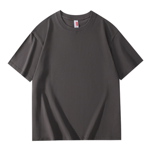 เสื้อยืดแขนสั้นผู้ชายทรงหลวมสไตล์ลำลองสำหรับฤดูร้อน DW ผ้าฝ้าย 100% พิมพ์ลายประดับเพชรพลอย ไซส์พลัส น้ำหนัก 180 กรัม ผ้าถักเนื้อแน่น - Product Image 4