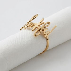 Vintage Brass Reindeer Napkin Ring Wholesale Animal Shape Metal Serviette Buckle for Festive Dinner <b>Table</b> <b>Settings</b> Banquet Decor - Product Image 2