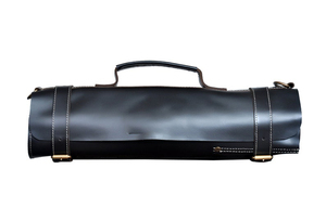 Genuine Leather Knife <b>Roll</b> Culinary Knife Organizer <b>Bag</b> Chef Equipment Storage Travel Case Holder LKR-0319 - Product Image 2