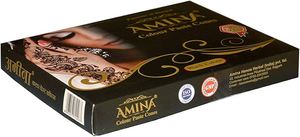 AMINA – Cône de henné noir instantané pour tatouage temporaire, pâte de henné, motifs nuptiaux, pour adultes, vente en gros mondiale, certifié MSDS - Product Image 2
