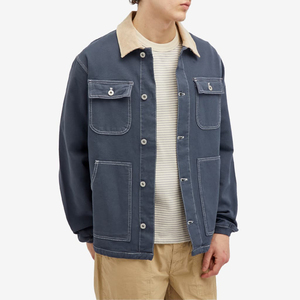Custom Heavyweight <b>Canvas</b> Work <b>Jacket</b> <b>Men</b> Plain Work <b>Jacket</b> Collar Zipper Multi Pocket <b>Jacket</b> for <b>Men</b> Wholesale Winter Wear - Product Image 6