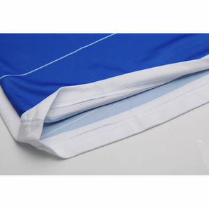 เสื้อยืดเทนนิสสีขาวและสีน้ำเงินส่งด่วนแบบกำหนดเอง ขายส่งชุดกีฬาผู้ชายคุณภาพสูง ชุดฟุตบอล - Product Image 5