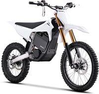 Moto tout-terrain électrique KOOZ HP131E-L 72V 8000W pour adultes, blanche, certifiée UL2272 SGS, batterie au lithium 35AH