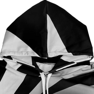 Custom 400GSM Heavyweight Cotton Streetwear Oversized Hooded Sweatshirt Puff Print Sublimation Hoodies Pullover OEM Manufacturer - Product Image 4