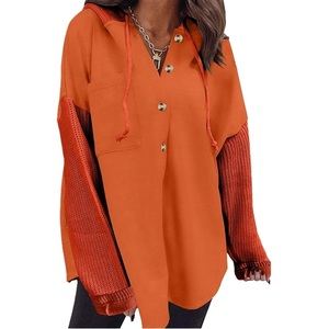 Sudadera con capucha para mujer, personalizada, 100% algodón piqué, 220 GSM, manga corta, color liso, con bordado en el pecho, proveedor informal de Bangladesh - Product Image 2