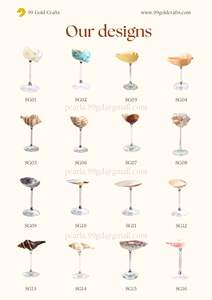 Gobelet à vin en forme de conque de mer naturelle fait à la main, tasse en verre à cocktail en forme d'escargot, cadeau d'anniversaire poli - Product Image 6