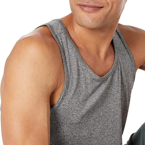 Camiseta sin Mangas para Hombre, para Gimnasio, Fitness, Entrenamiento, Running, Secado Rápido, Ropa Deportiva, Proveedor Mayorista OEM ODM - Product Image 4