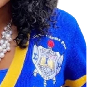 Women's Royal Blue <b>Cardigan</b> Sweater Classic Button Front Knitwear Soft Comfortable <b>Long</b> Sleeve Casual Fashion Outerwear Apparel - Product Image 4