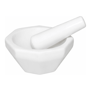 ชุดครกและสากอลูมินาเคลือบเงา 1750 สำหรับตัวอย่างขนาดเล็ก - Product Image 2