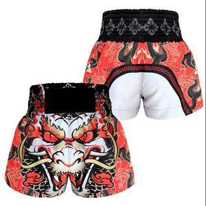 Personaliza Pantalones Cortos de Muay Thai para Hombre y Mujer, Diseña el Logotipo de tu Equipo, Pantalones Cortos de Boxeo, MMA, Kickboxing - Product Image 5