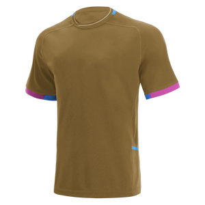 Camiseta Deportiva de Manga Corta para Hombre con Ribete en Contraste, Cuello Redondo, para Entrenamiento y Equipo - Product Image 1