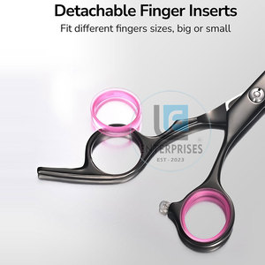 Ciseaux de coiffure en acier inoxydable, couleur et taille personnalisées, durables, de haute qualité, pour la coupe des cheveux, service OEM en gros - Product Image 3