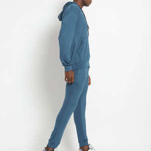 Nuevo Conjunto Deportivo Informal de Invierno para Hombre, con Capucha, Color Sólido, 100% Algodón Transpirable - Product Image 3