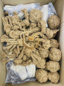TAKIMEX Handmade Coconut Fiber <b>Dog</b> Chew <b>Rope</b> Eco Friendly Coco <b>Rope</b> Chew Durable <b>Toy</b> for Pet Playtime - Product Image 5