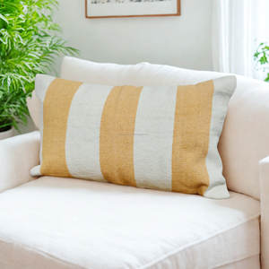 Housse de coussin tissée rayée 30x50 faite à la main, décorative, pour canapé, lit, décoration minimaliste pour la maison - Product Image 6