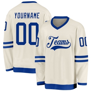 Maillot de hockey personnalisé OMMIZ INDUSTRY marron or-blanc, le plus vendu en gros - Product Image 5