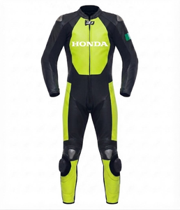 ชุดแข่งรถมอเตอร์ไซค์หนังแท้ Zonda Premium MotoCP แบบชิ้นเดียว/ชุดขับขี่พร้อม Hump ระดับ 2 CE ผลิตตามสั่ง - Product Image 1