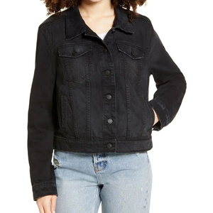 Eco-friendly Customizable Stylish Casual Wear Wholesale <b>Breathable</b> Cotton Denim <b>Jacket</b> for <b>Women</b> High Quality - Product Image 5