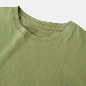 Camiseta Personalizada para Hombre 2026, 100% Algodón, Color Sólido, Cuello Alto, Disponible en Todos los Colores, Diseño OEM - Product Image 4