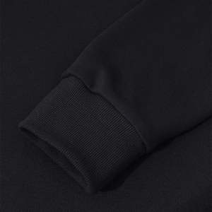 Sudadera con Capucha Negra para Hombre con Bordado de Rosa, Estilo Gótico Urbano, Sudadera de Forro Polar - Product Image 4