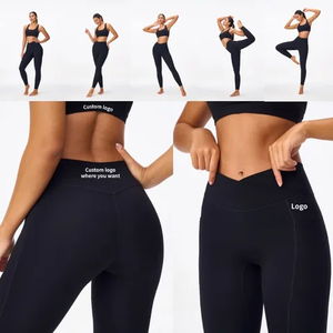 Leggings de yoga taille haute délavés à l'acide pour femmes OEM, fabricant de vêtements de sport personnalisés, vente en gros de vêtements de sport pour femmes délavés à l'acide - Product Image 5