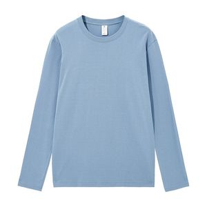 Camiseta de Hombre de Algodón Tejido, Manga Larga, Cuello Redondo, Corte Regular, Estilo Casual, Moderna y Lujosa, Ajuste Perfecto, Colección de Moda - Product Image 2