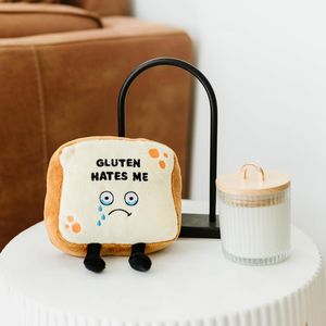 Peluche a Forma di Pane Carino 'Il Glutine Mi Odia' - Giocattolo Promozionale - Product Image 1