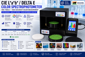 Spectrophotomètre de laboratoire CIE, colorimètre Delta E pour une analyse précise des différences de couleur* - Product Image 5