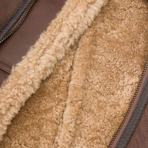 Chaqueta de Piel de Oveja de Alta Calidad, Logotipo Personalizado, Servicio OEM/ODM, Cuero Genuino Suave, Prenda de Moda - Product Image 6