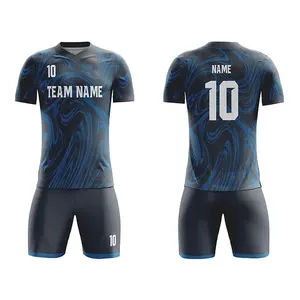 Uniforme de Fútbol Personalizado de Alta Calidad, Conjunto de Camiseta y Pantalones Cortos de Secado Rápido para Clubes y Equipos - Product Image 3