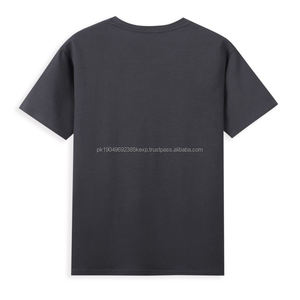210g pur coton à manches courtes t-shirt hommes logo vierge impression 24 couleurs Simple 100% coton, t-shirt pour hommes, coupe ample - Product Image 6