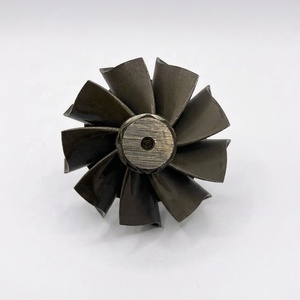 Rueda y Eje de Turbina para Turbocompresor GT2860R, 46.95/53.66mm, 9 Aspas, Rodamiento de Bolas GMN, para Reparación o Reemplazo - Product Image 5