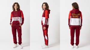 Custom Cotton Tracksuit 2 Piece Set Acid Wash Winter Breathable Quick Dry Streetwear Screen Print for Distressed - Product Image 2