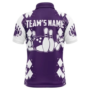 Top Sale Men's <b>Bowling</b> Short Sleeve Polo Shirt Fashion <b>Bowling</b> Printed Summer Polo Shirts Quick Dry for Man - Product Image 6
