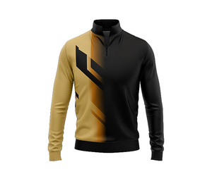 High Performance Sublimation Quarter Zip <b>Jacket</b> Men Women Youth Sportswear Quick Dry Team Pullover - Product Image 6