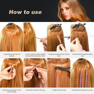 Herramientas Profesionales para Extensiones de Cabello, Alicates de Acero Inoxidable de Grado Quirúrgico, Tijeras, Aguja de Crochet, Juego de Herramientas Personalizadas por LCI - Product Image 5
