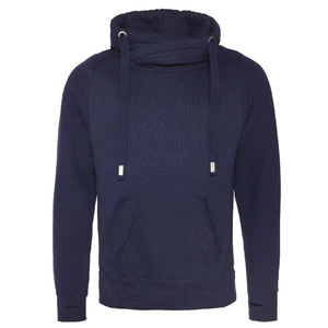 Sudadera con Capucha Unisex Rosa, Corte Regular, Algodón French Terry, Color Sólido Informal, Bolsillo Canguro, Ropa de Otoño - Product Image 6
